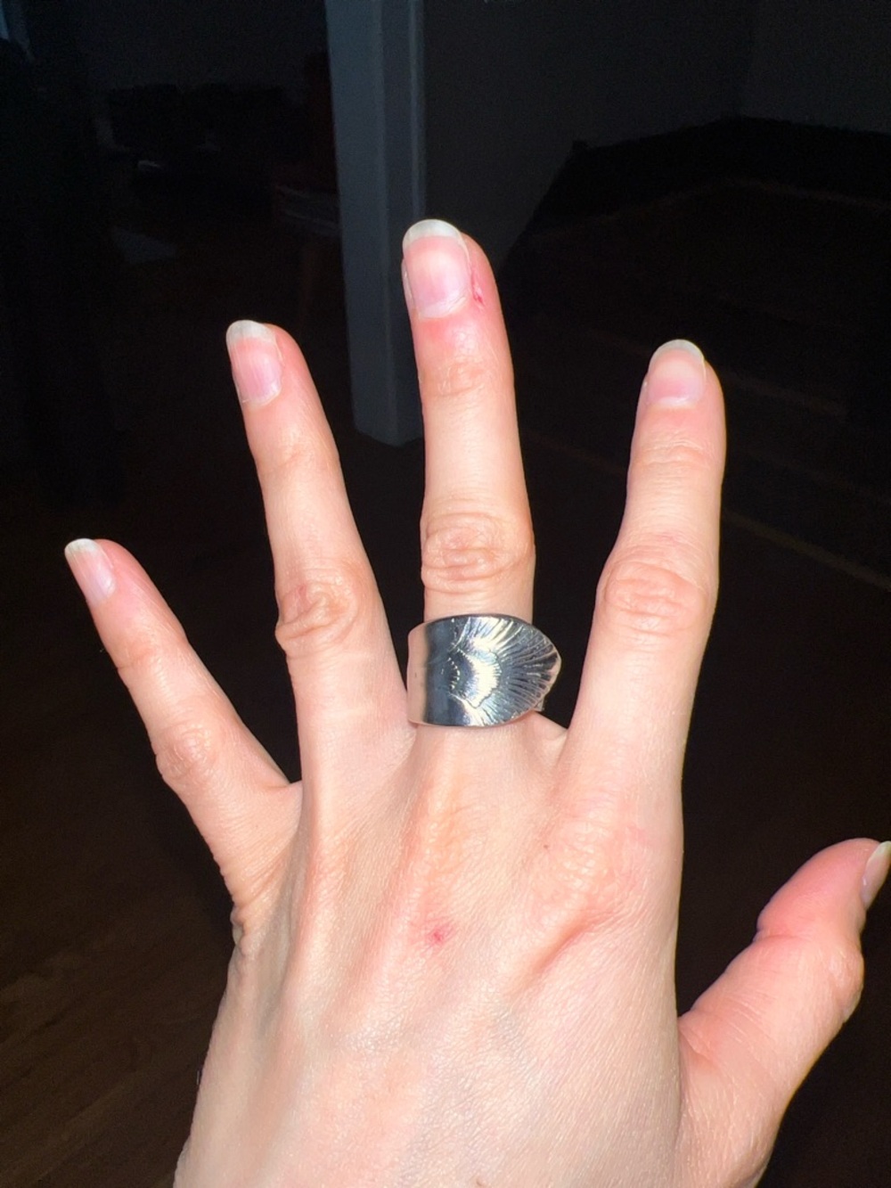 Handmade spoon ring